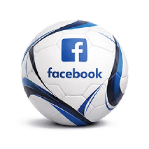 כדור כדורגל פייסבוק